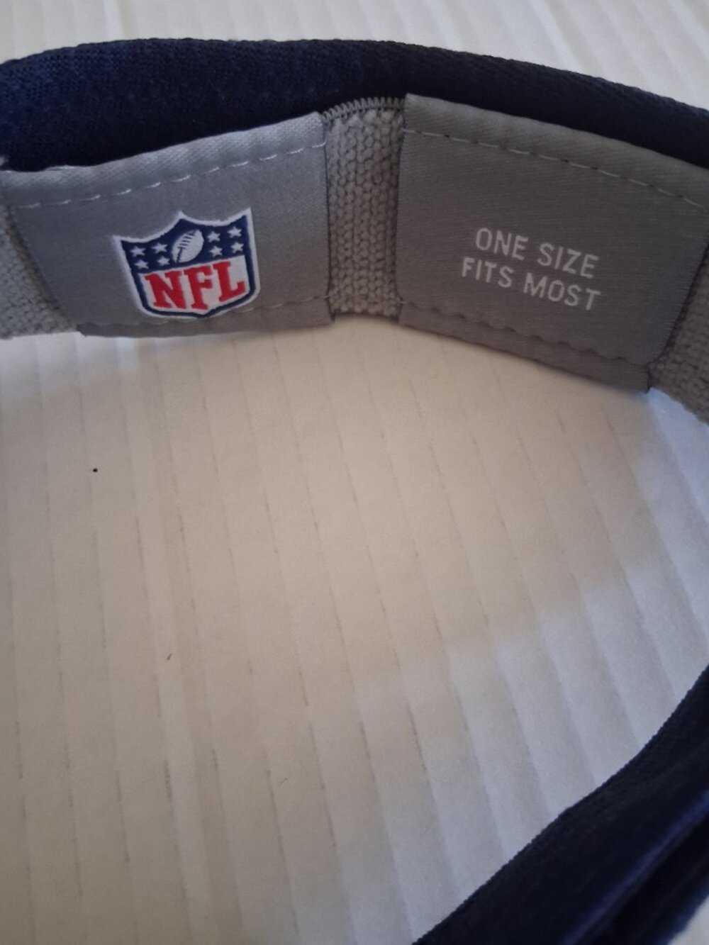 Dallas Cowboys New Era NFL Visor Navy Blue Adjustable - Picture 6 of 8